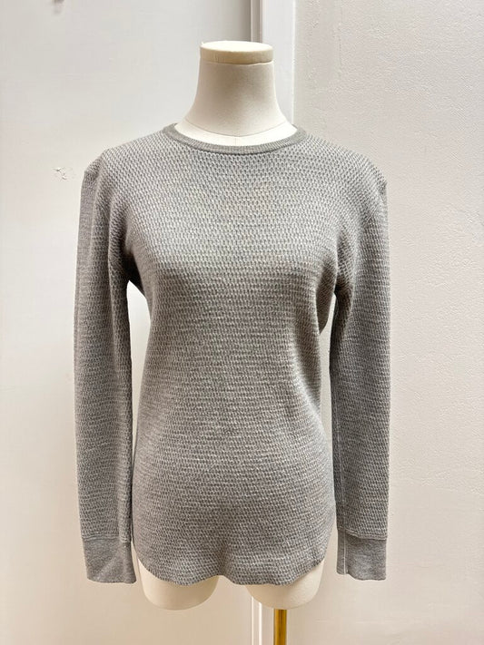 6397 Grey Waffle Sweater
