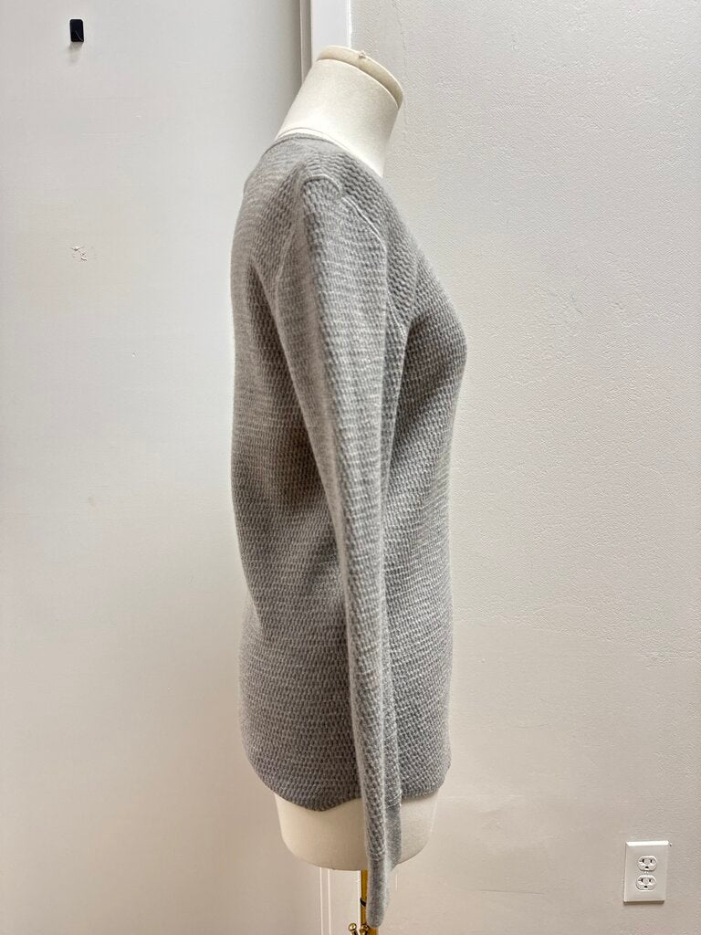 6397 Grey Waffle Sweater