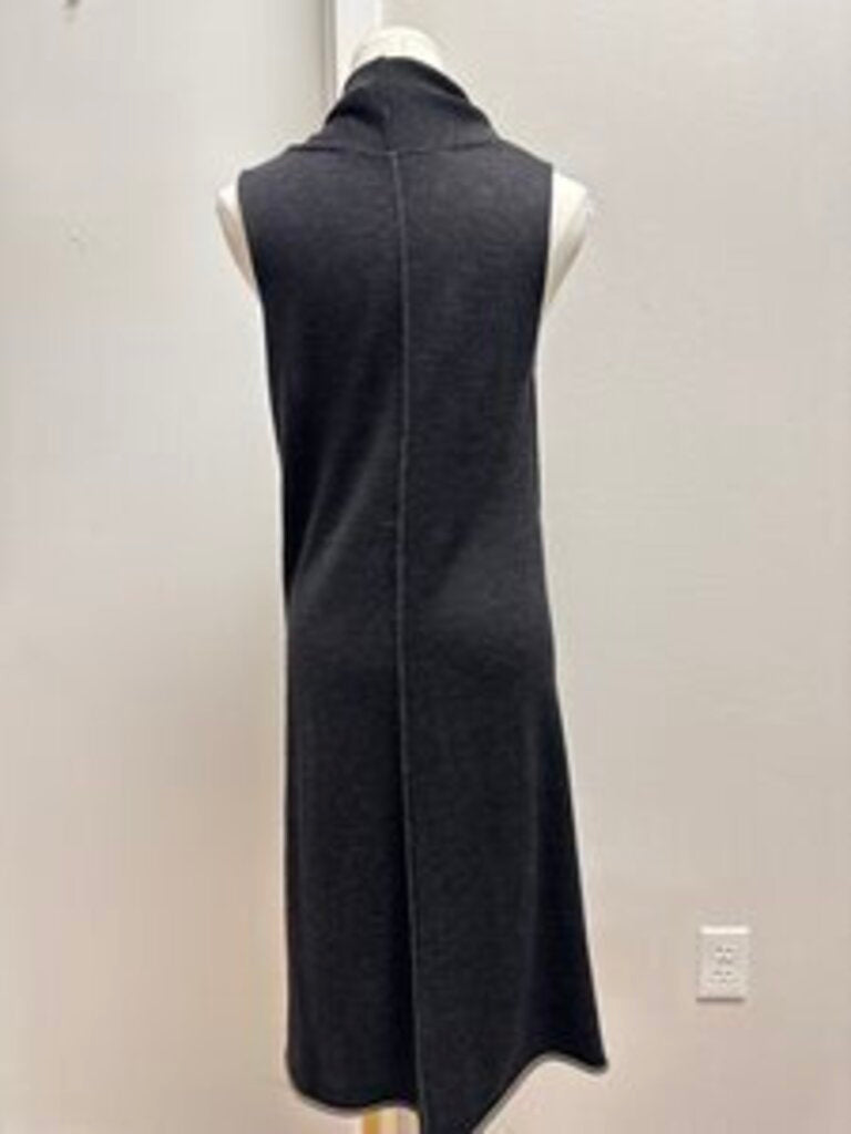 Crea Concept Grey Wool Long Vest