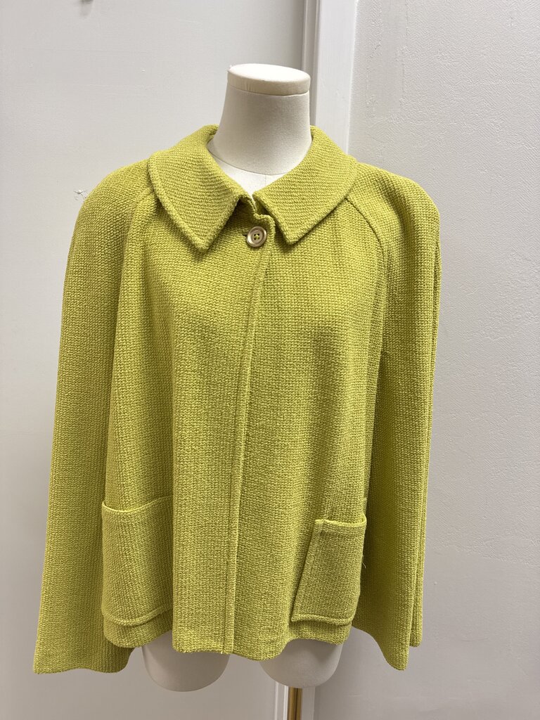 St John Chartreuse Knit Jacket NWT