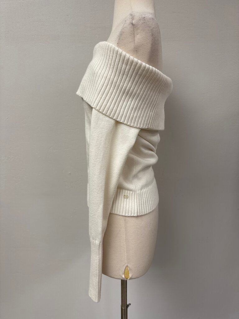 Sunday Best Ivory Off the Shoulder Sweater NWT