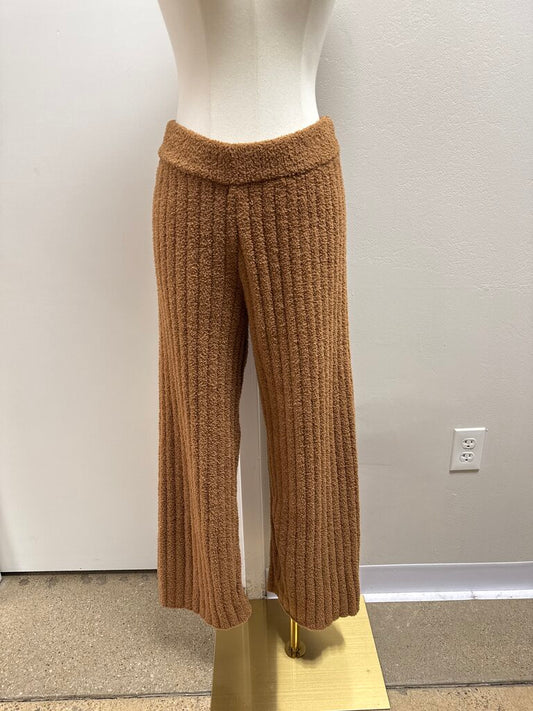 Ugg Brown Fuzzy Ribbed Pant