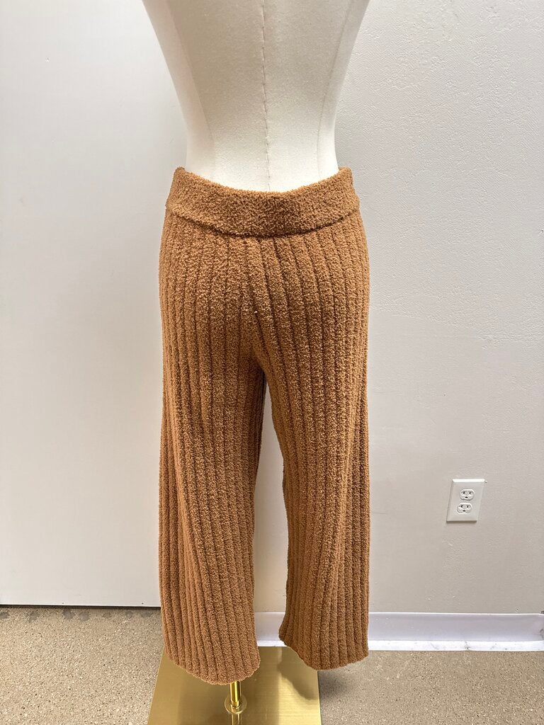 Ugg Brown Fuzzy Ribbed Pant