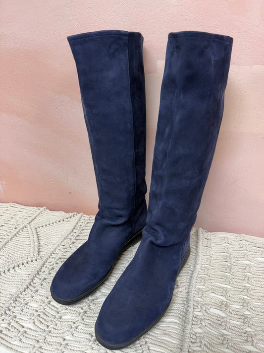 Arche Blue Suede High Boot