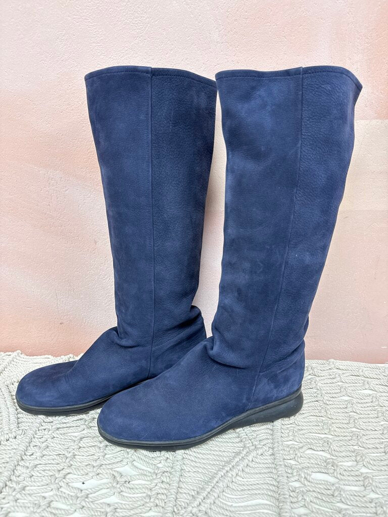 Arche Blue Suede High Boot