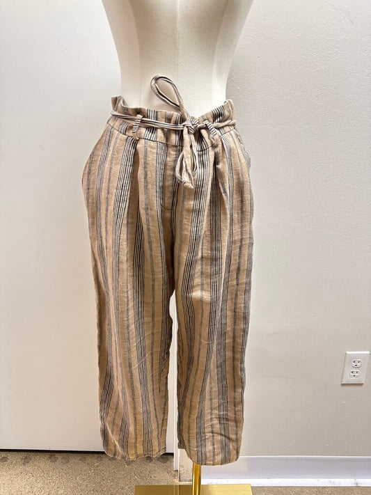 Cotelac Tan Striped Trouser