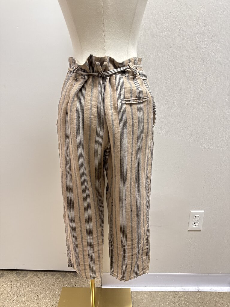 Cotelac Tan Striped Trouser