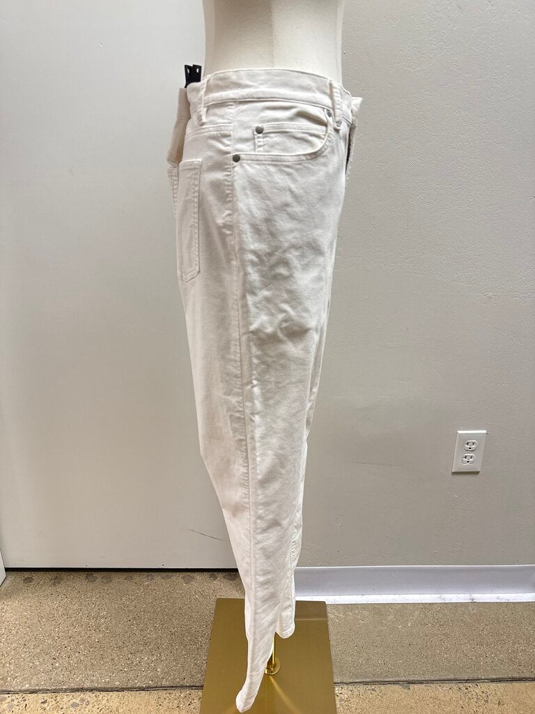 Eileen Fisher White Velvet Chino
