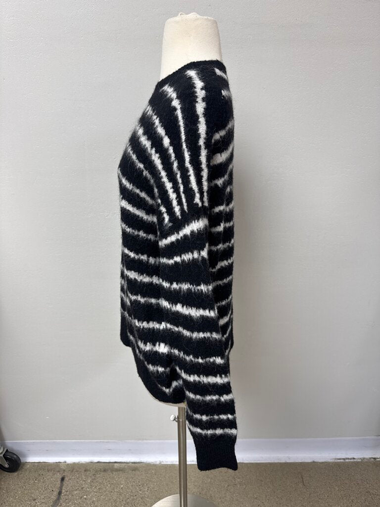 AllSaints Black and White Sweater