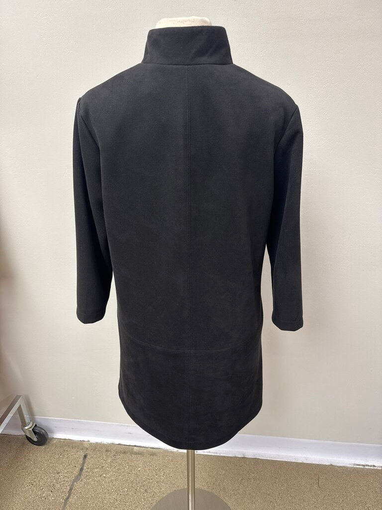 Tuckernuck Black Faux Suede Dress