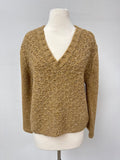Ramy Brook Tan V-Neck Sweater
