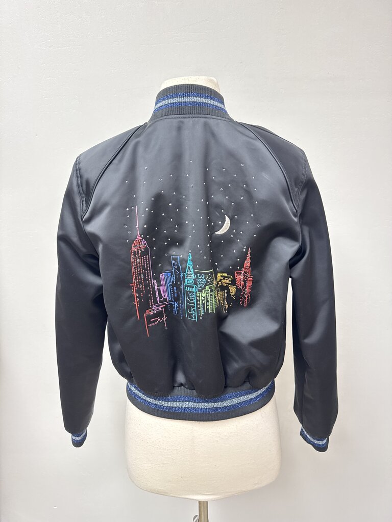 Coach Black Skyline Bomber Jacket