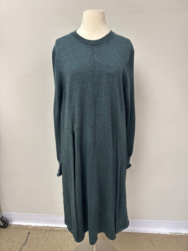 Proenza Schouler Green Sweater Dress
