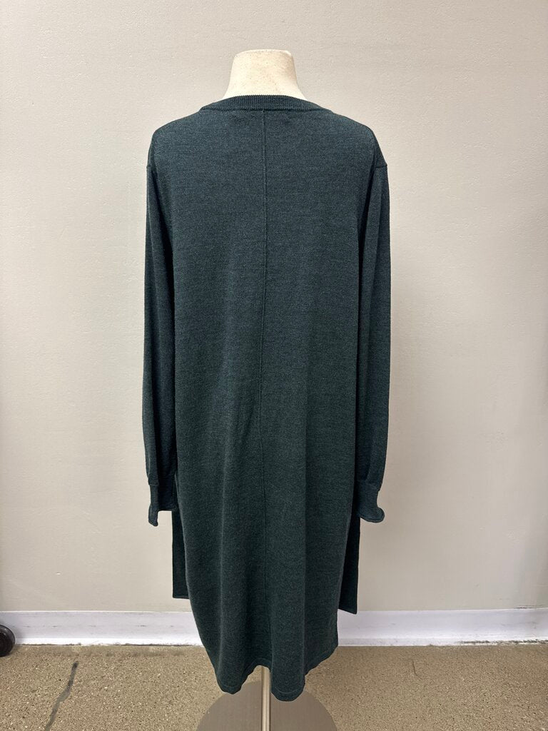 Proenza Schouler Green Sweater Dress