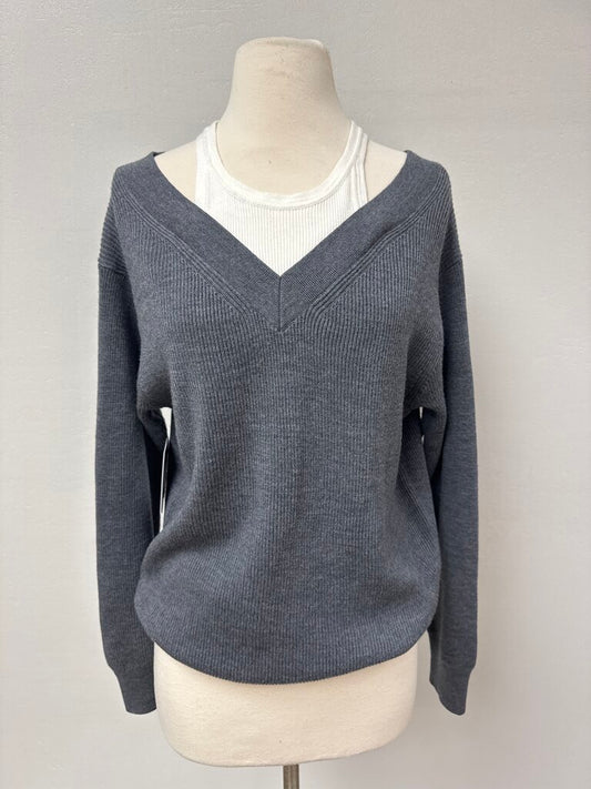 T Alexander Wang Grey Sweater