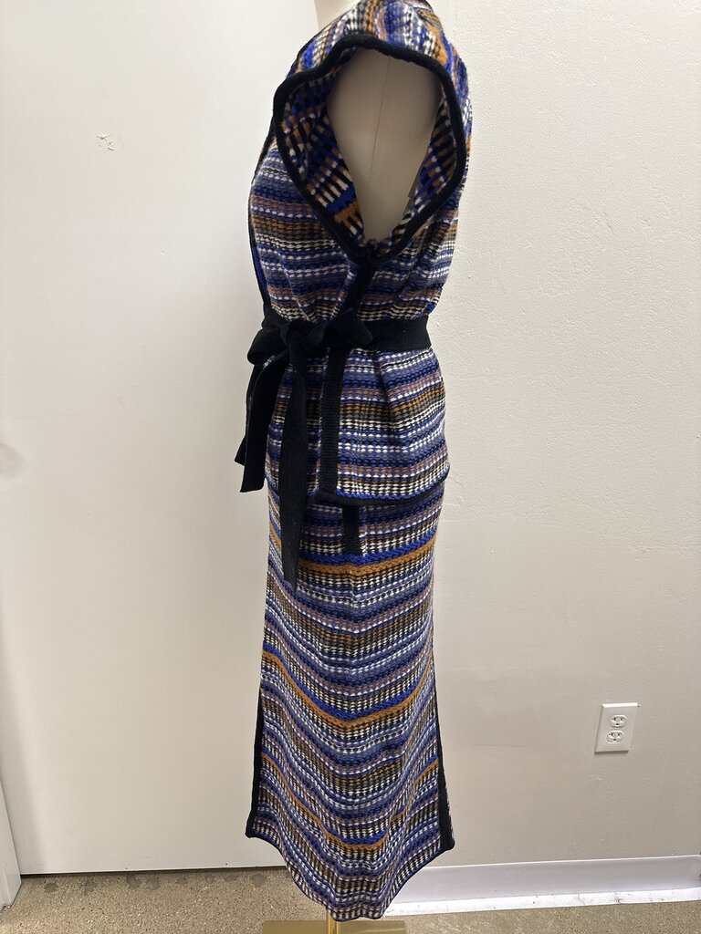ba&sh Blue Flame Knit Skirt Set NWT