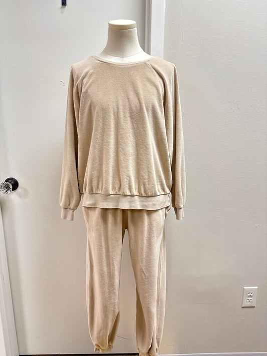 Suzi Kondi Tan Terry Cloth Set