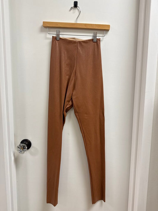 Commando Tan Faux Leather Legging