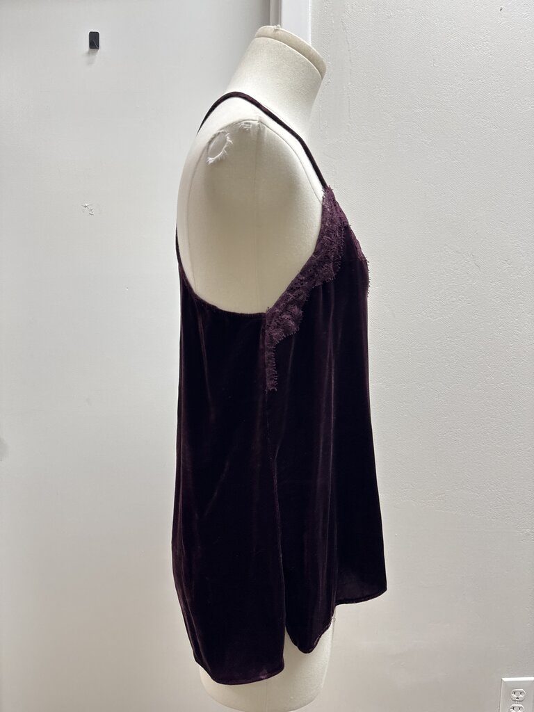 Cami NYC Burgundy Velvet Cami