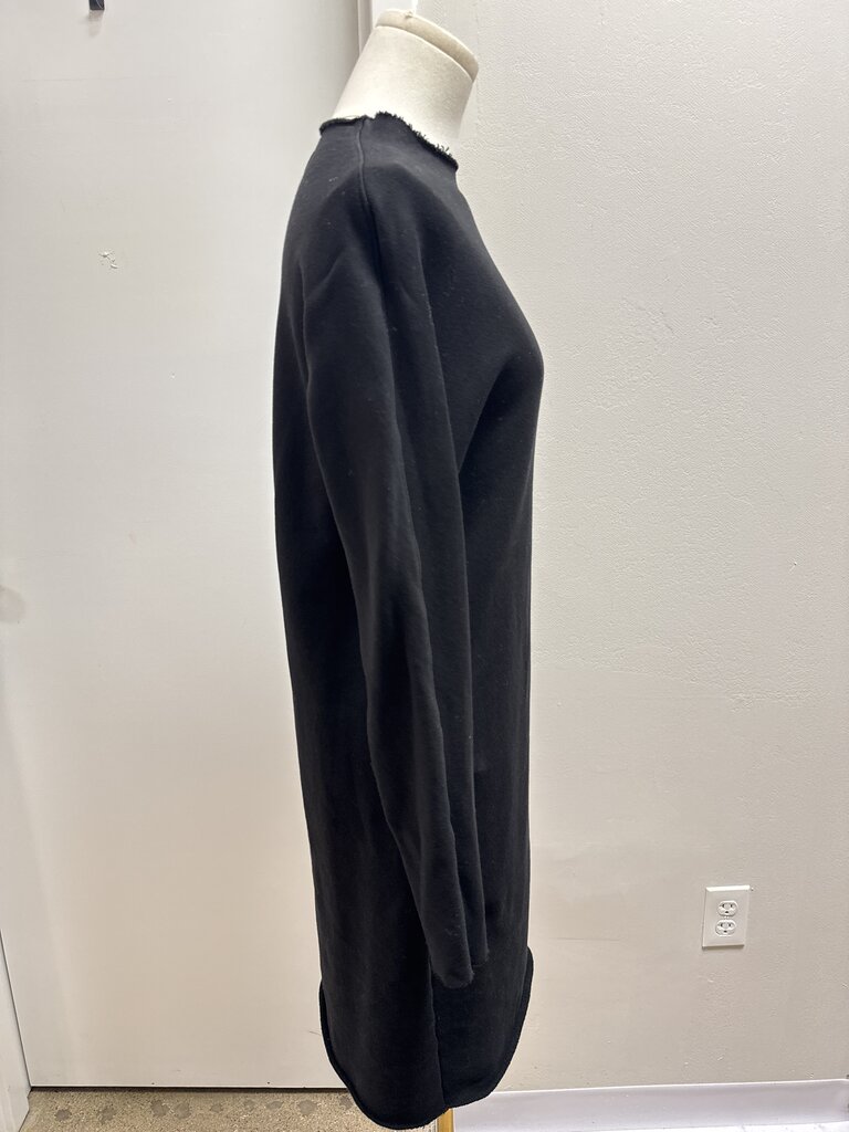 Frani & Eileen Black Sweatshirt Dress