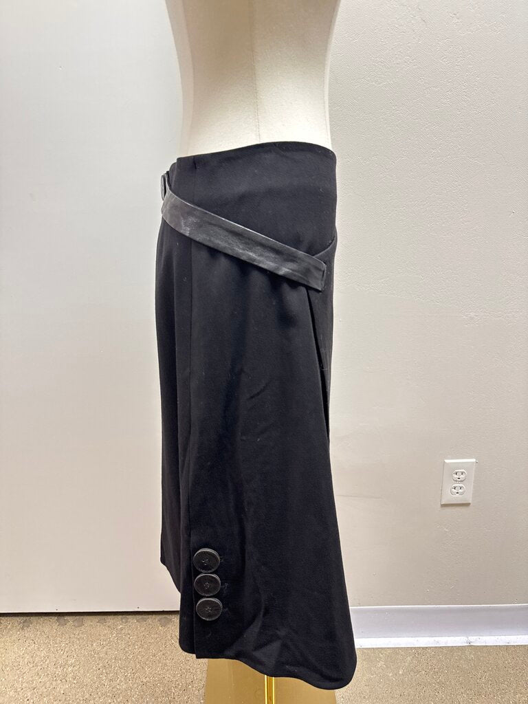 Stogova Black Belted Skirt