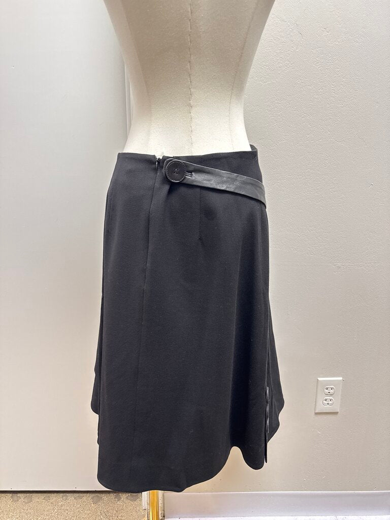 Stogova Black Belted Skirt