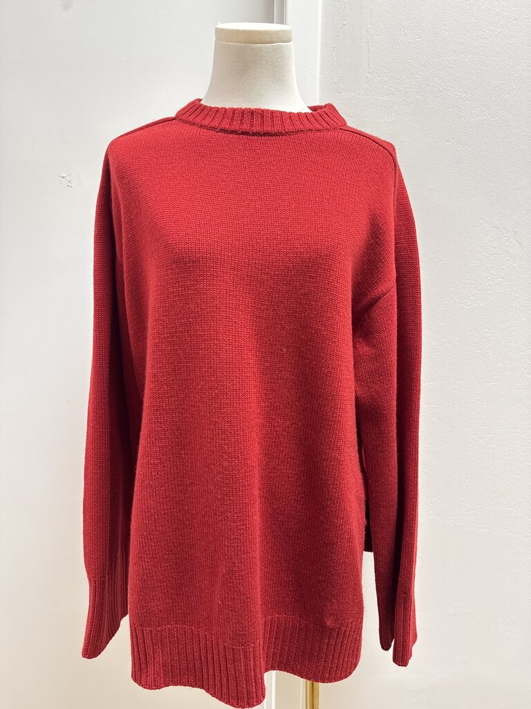 LouLou Studio Red Tunic Sweater