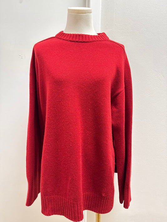 LouLou Studio Red Tunic Sweater