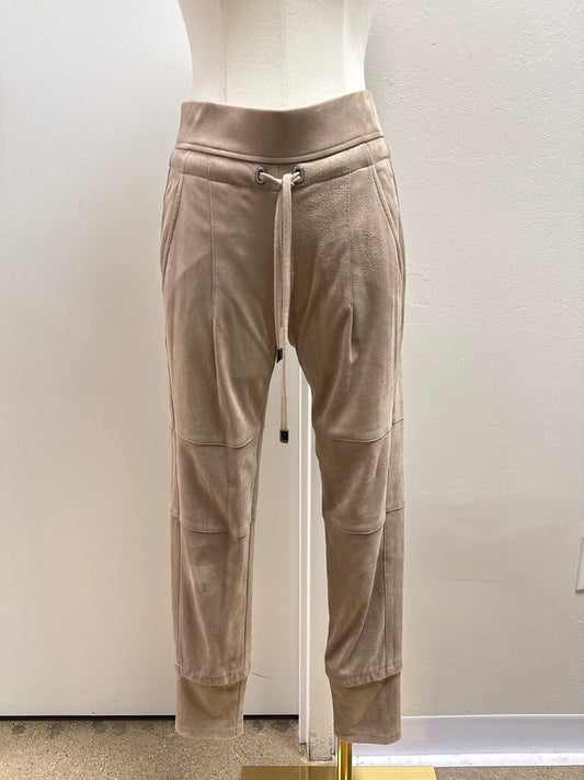 Raffaello Rossi Greige Faux Suede Jogger