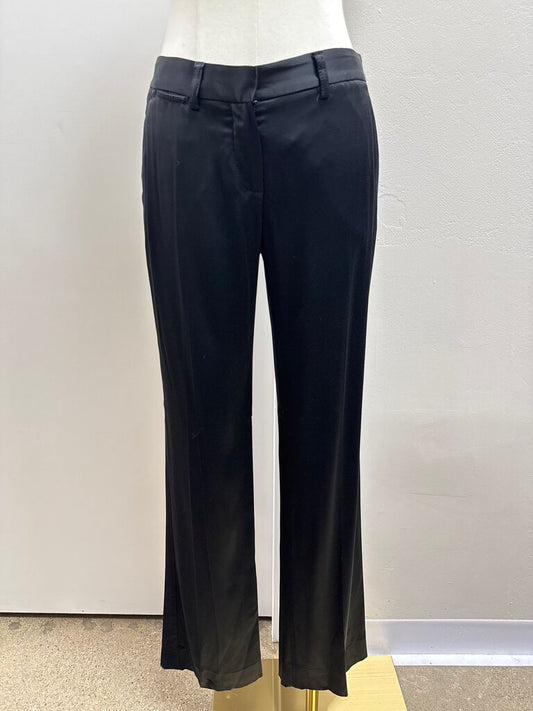 Theory Black Sateen Trouser