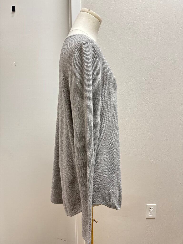 Eileen Fisher Grey Woven Sweater