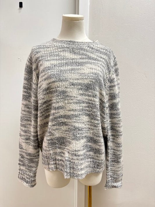 Eileen Fisher Grey Marled Sweater