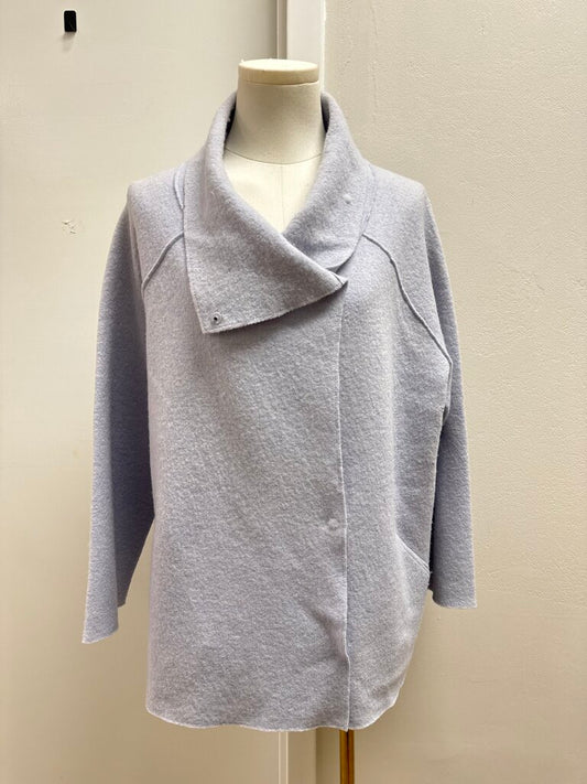 Eileen Fisher Ice Boiled Wool Coat