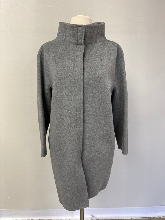 Loro Piana Grey Cashmere Car Coat