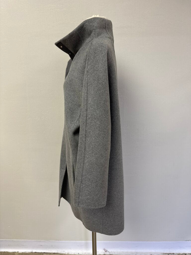 Loro Piana Grey Cashmere Car Coat