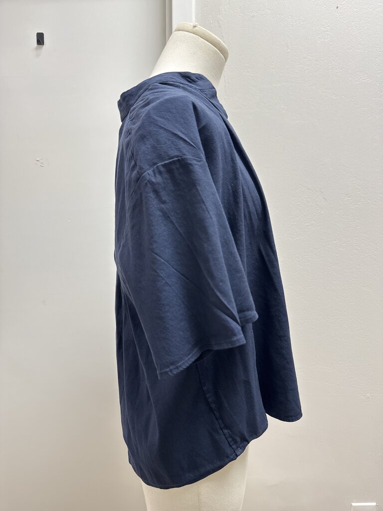 Vince Navy Cotton Blouse