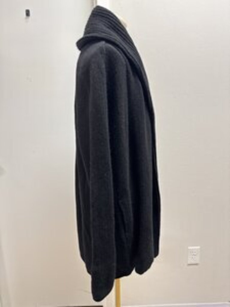 Vince Black Shawl Collar Cardigan