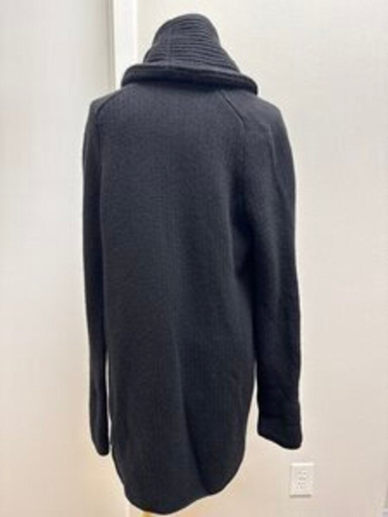 Vince Black Shawl Collar Cardigan