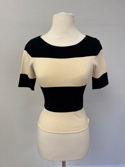 Posse Black and Bone Top NWT