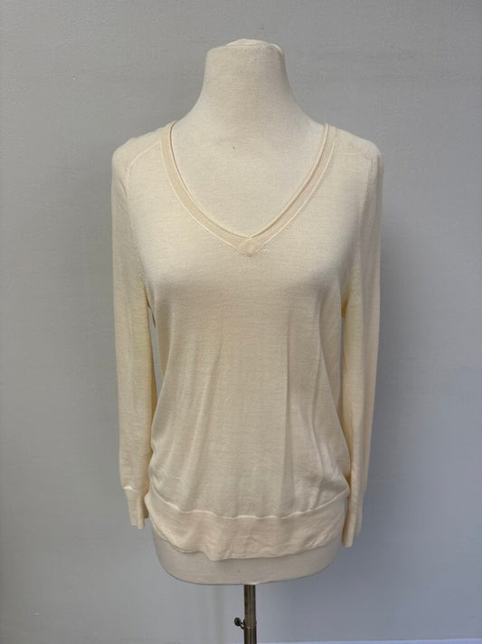 Trina Turk Ivory Tissue Sweater