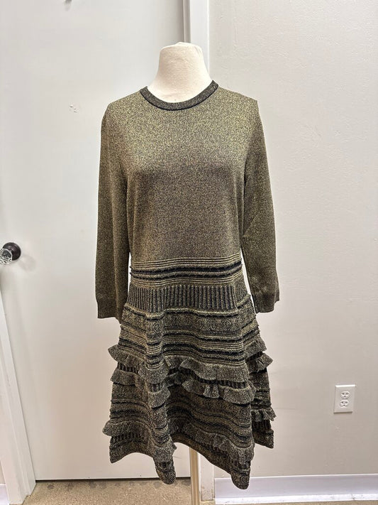 Shoshanna Gold Knit Dress
