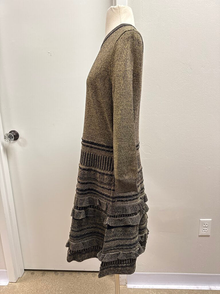 Shoshanna Gold Knit Dress