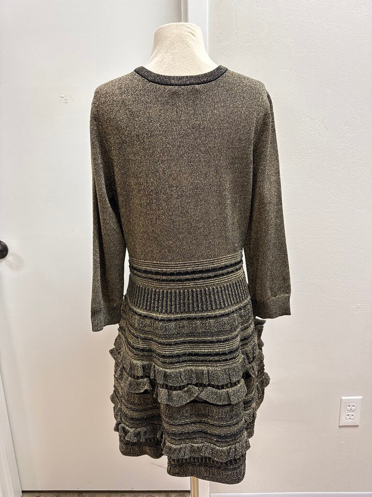 Shoshanna Gold Knit Dress
