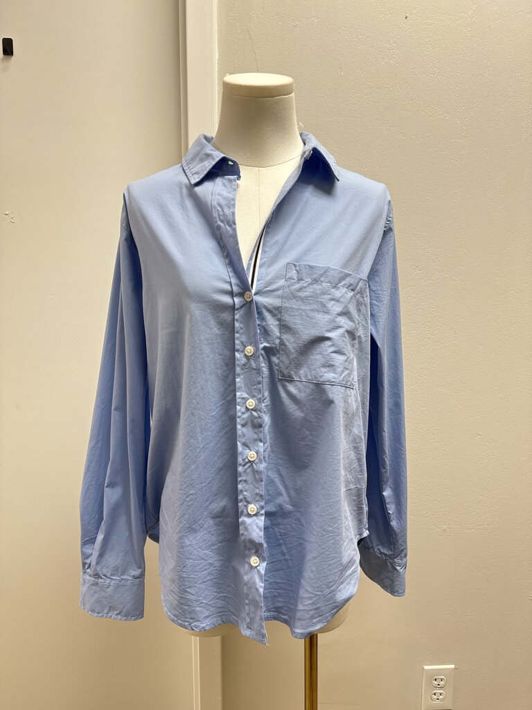 Evereve French Blue Button Up