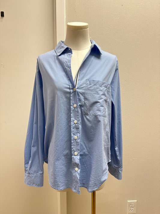 Evereve French Blue Button Up