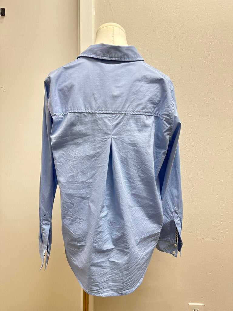 Evereve French Blue Button Up