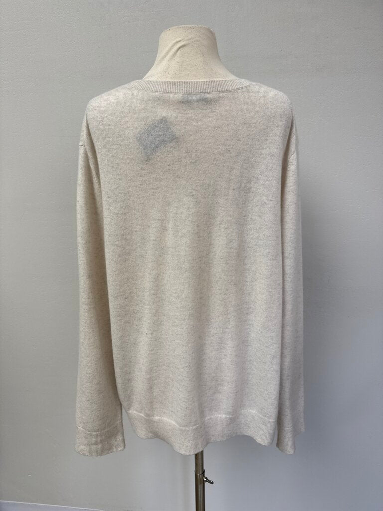 Vince Grey V-Neck Sweater