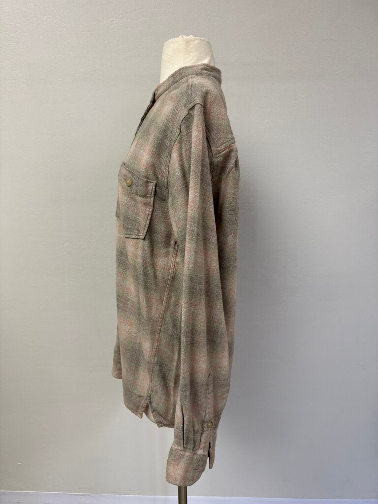 Isabel Marant Tan Plaid Button Up