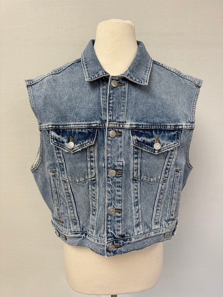AGOLDE Blue Jean Vest
