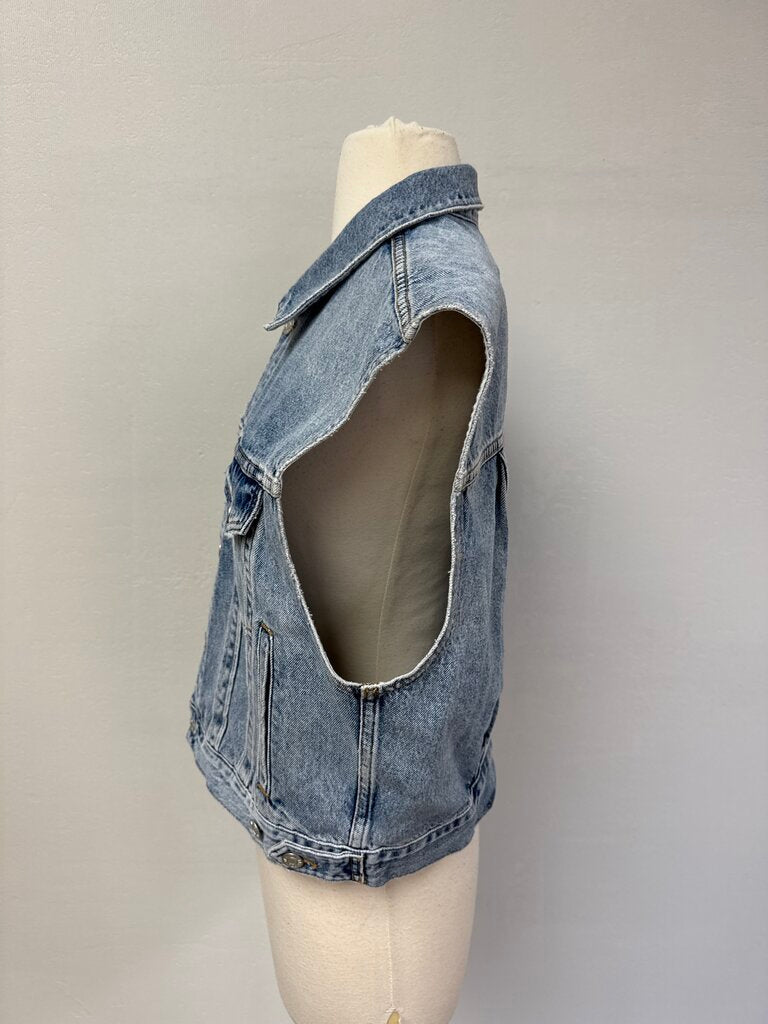 AGOLDE Blue Jean Vest